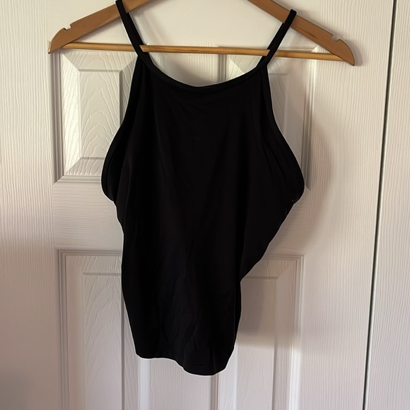 Lululemon Nulu High-Neck Yoga Tank Top Black Size 10 EUC - Picture 4 of 6